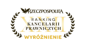 Wyróżnienie Kancelaria PRO BONO wg. XXII Rankingu Kancelarii Prawnych Rzeczpospolitej